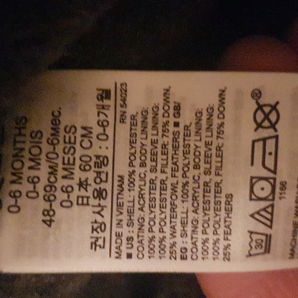 Baby GAP snowsuit down filled - Picture 6 of 6